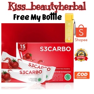 S3 Carbo - S3 Carbo Peluntur Lemak Original Detox 1 Box Isi 15 Sachet