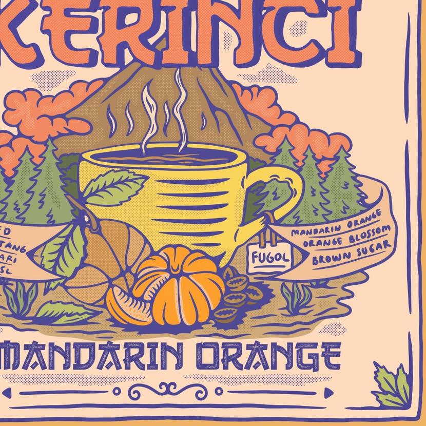 

◙ Kopi Arabika KERINCI MANDARIN ORANGE (200 gr) Single Origin Specialty Arabica Coffee Beans ➹