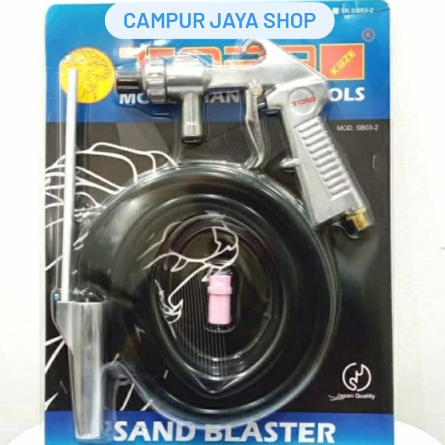 Sand Blester Tora Blasting Spray Gun Alat Semprot Cat Cet Anti Karat