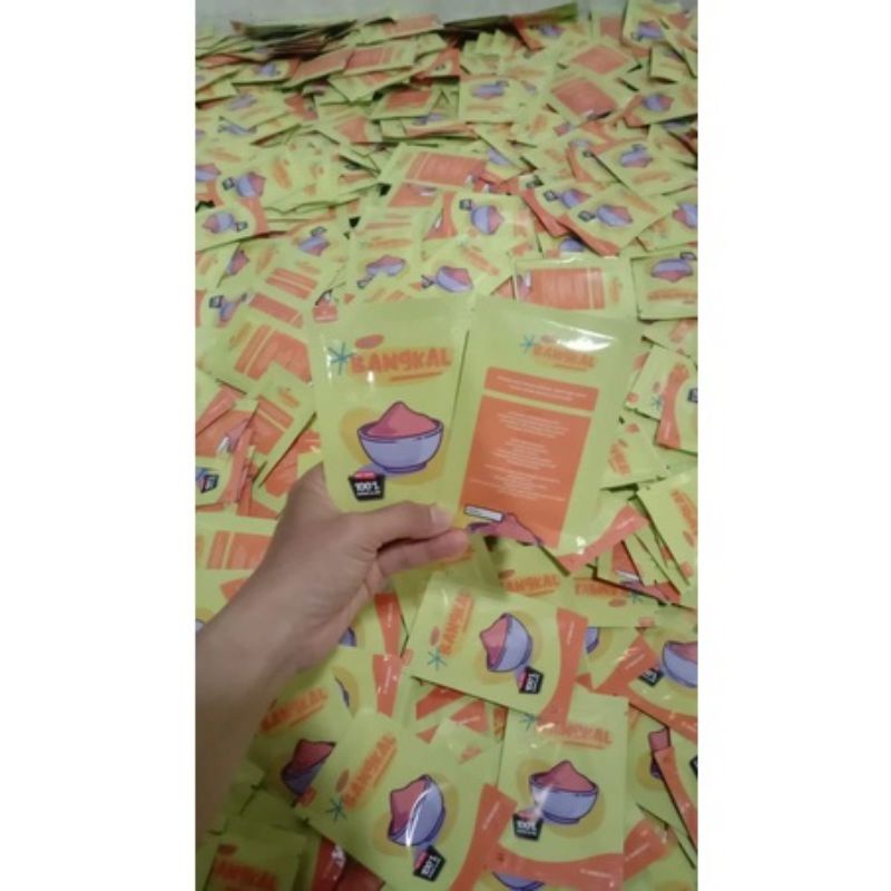 [BELI 2 PCS Gratis 1 KHUSUS 10 GRAM] Lulur rempah Bangkal pemutih badan 100% original 30 gram | Lulur bangkal Rempah | Bedda lotong hitam 50 gram-5