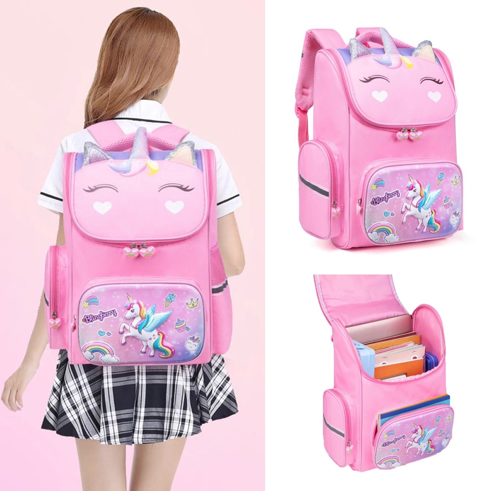 Tas Sekolah Anak Perempuan Ransel Import Anak Cewek- Kids Backpack School Import Good Quality