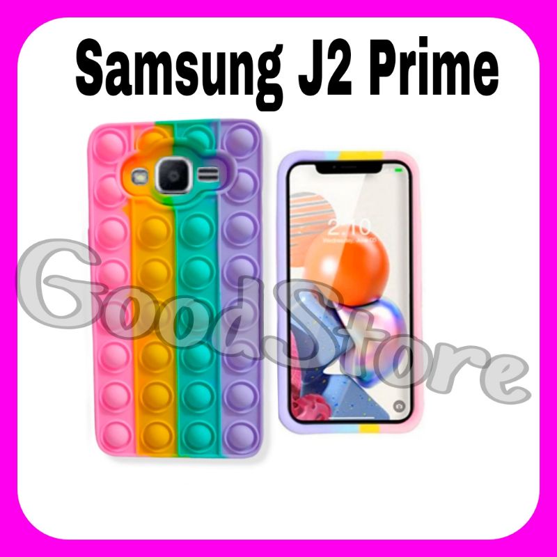 Samsung J2 Prime Case Pop IT 3D Softcase Rainbow Lembut Tebal Pro Camera Protection Terbaik