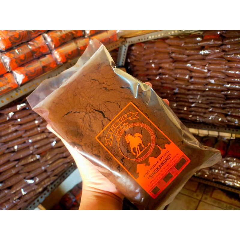 

KOPI BUBUK SPESIAL APOTOP SINGKAWANG "CAP KUDA MAS" ASLI 100% UK 500gr(1/2kg)