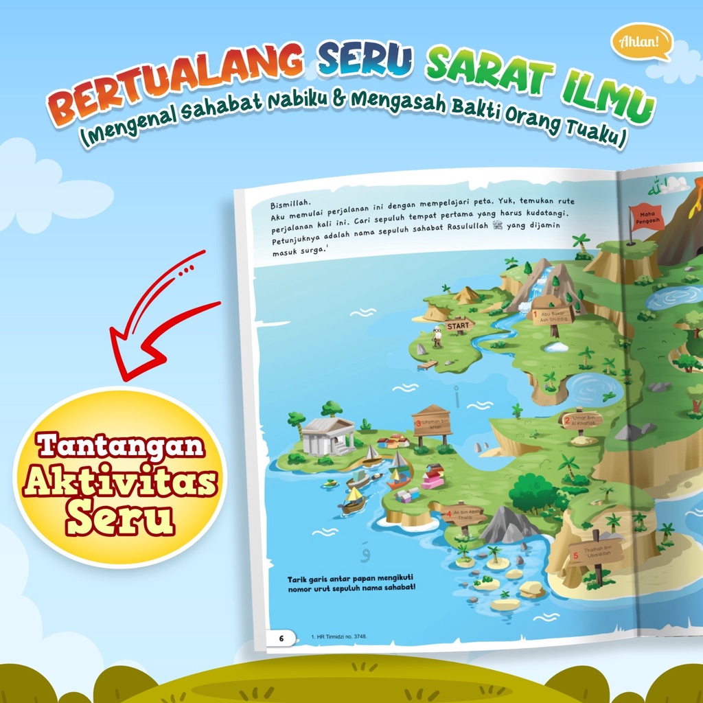 Buku Pertualangan Anak : Bertualang Seru Sarat Ilmu