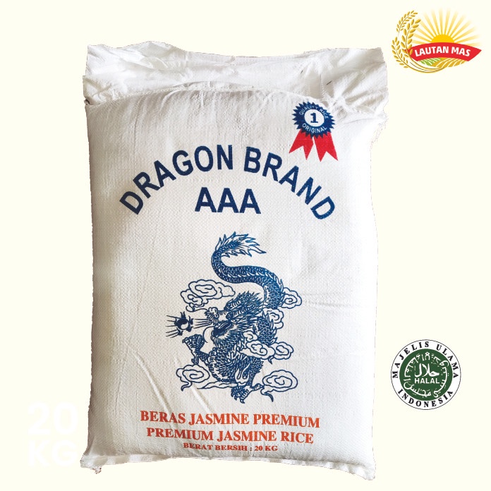 

Beras Jasmine Premium Dragon Biru 20KG