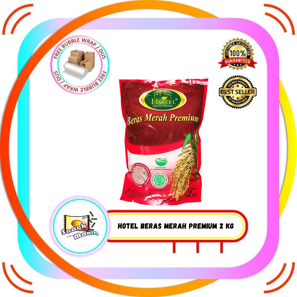 

HOTEL Beras Merah Organik Premium Red Rice Organic 2 kg