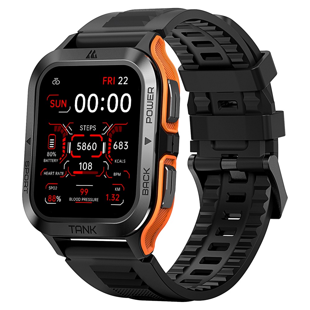 KOSPET TANK M2 Military Ultra Smartwatch Sport AI Voice IP69K 5ATM