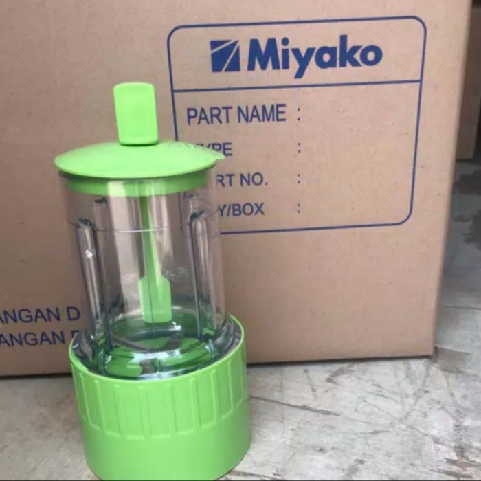 Blender Miyako Wet Mill Bumbu Basah dan Kering bagian bawah plastii mini chopper cooper serbaguna ch