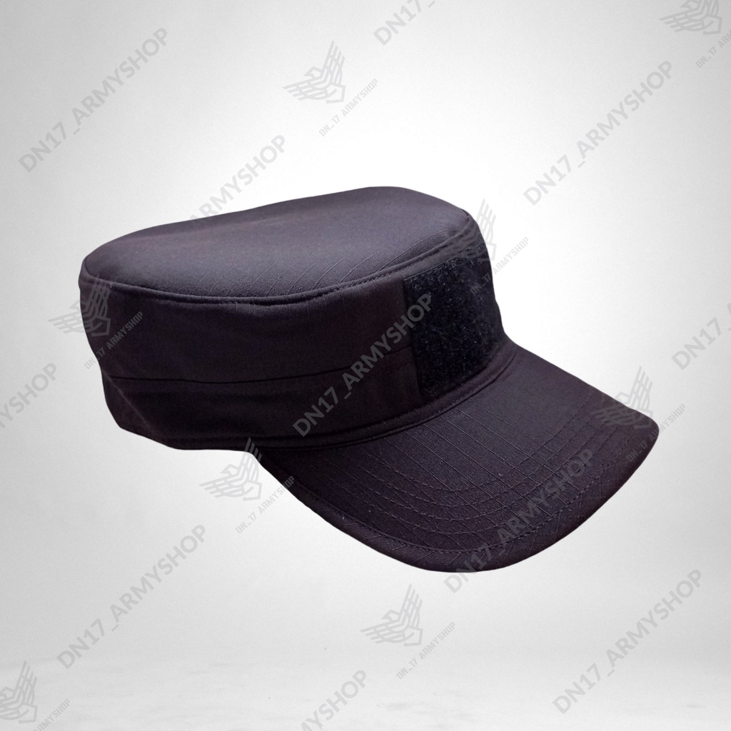 Topi komando velcro/tactical Coklat Kopi ripstop lokal produk