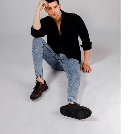 Terlaris LOD.DENIM - Celana Panjang Jeans Denim OCEAN BLUE ⋆waf»