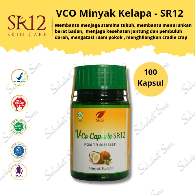 VCO KAPSUL &amp; CAIR 100% ORIGINAL BPOM / SR12 VICO VIRGIN COCONUT OIL / MINYAK KELAPA / IMUN BOOSTER