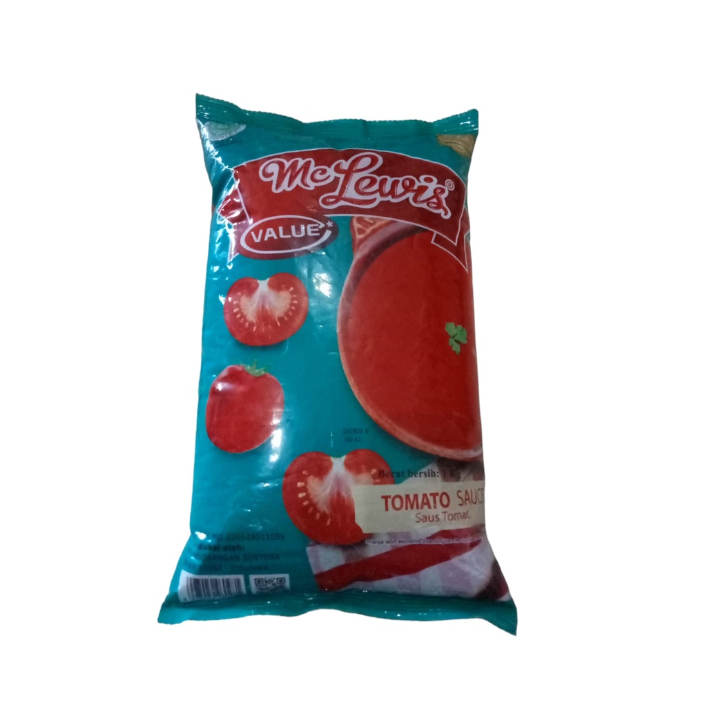 

Mc Lewis Tomato Sauce 1kg / Saus Tomat McLewis