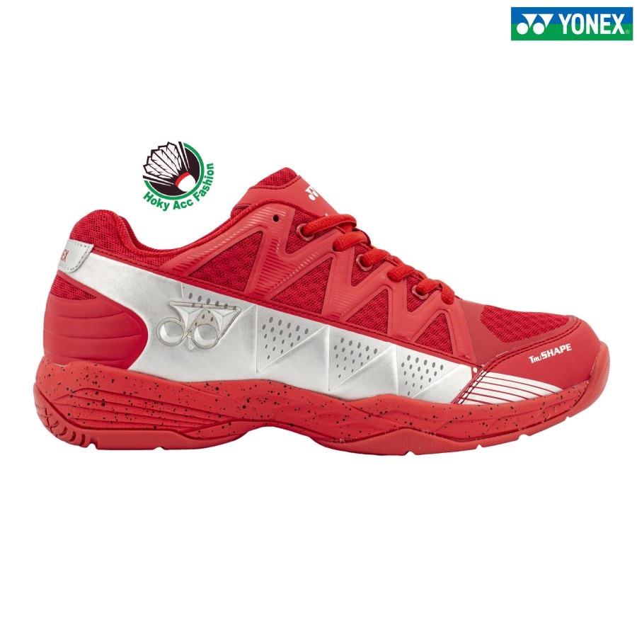 New Sepatu Badminton Yonex Tru Cushion Skill Red / Silver Original