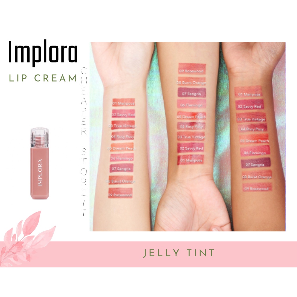 IMPLORA JELLY TINT - Implora Glossy Plumpy Jelly Tint 5 ml