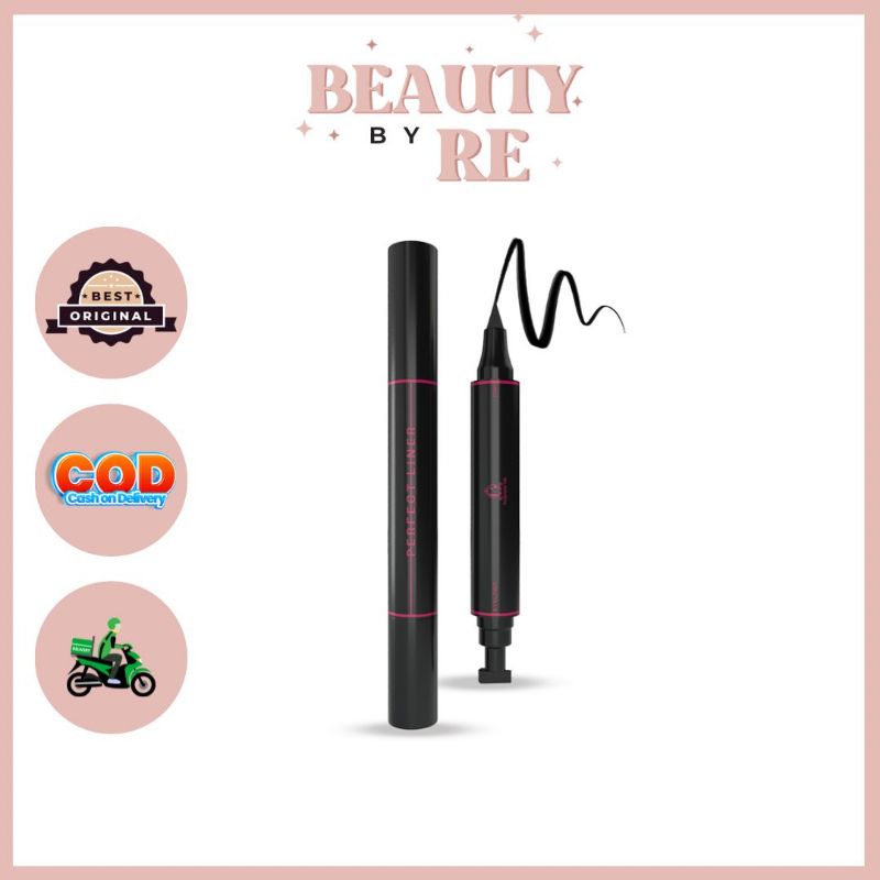 Jual MADAME GIE Perfect Liner Eyeliner Black 2in1 Shopee Indonesia