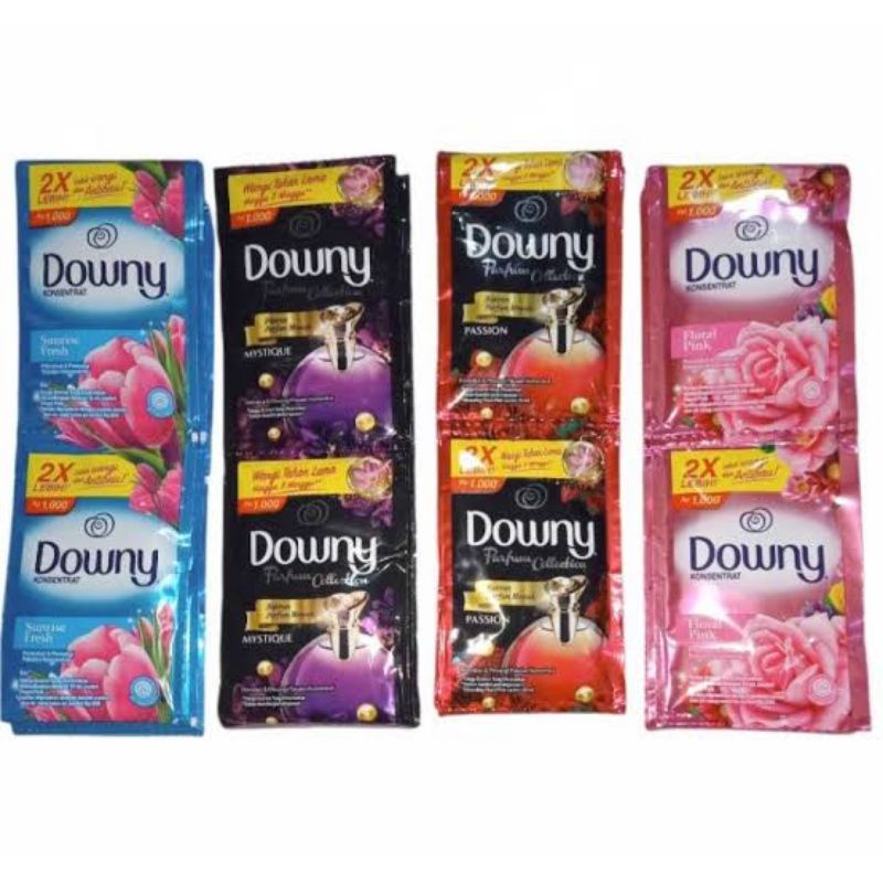 Downy Pelembut & Pewangi Pakaian Rencengan Sachet 1000