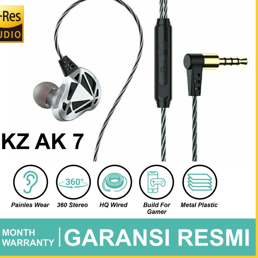 ✹ QKZ AK7 with Mic In Ear Earphone Gaming Heavy Bass Sports Headset ☪