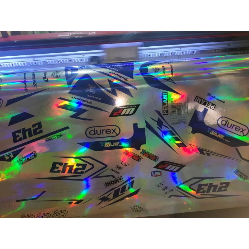 stiker hologram decal Dtracker KLX Hologram