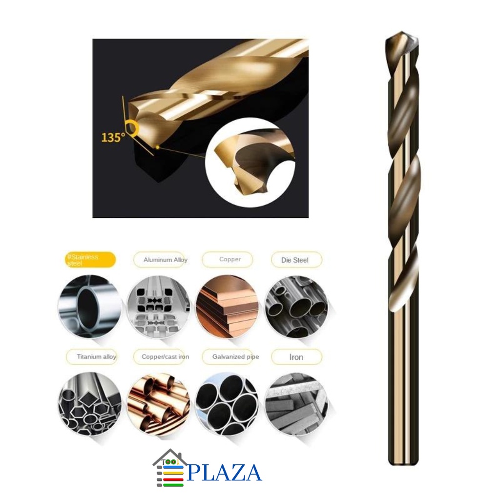 MATA BOR Hole Saw M35 KOBALT 5 MM  - 12 MM TCT CO BAJA LURUS BESI 10 PC