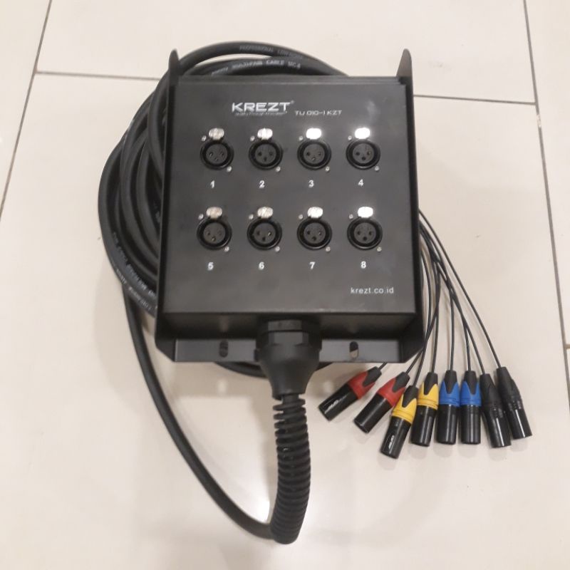 Kabel Snake 8 Channel Komplit+ Stage Box KREZT 40 Meter