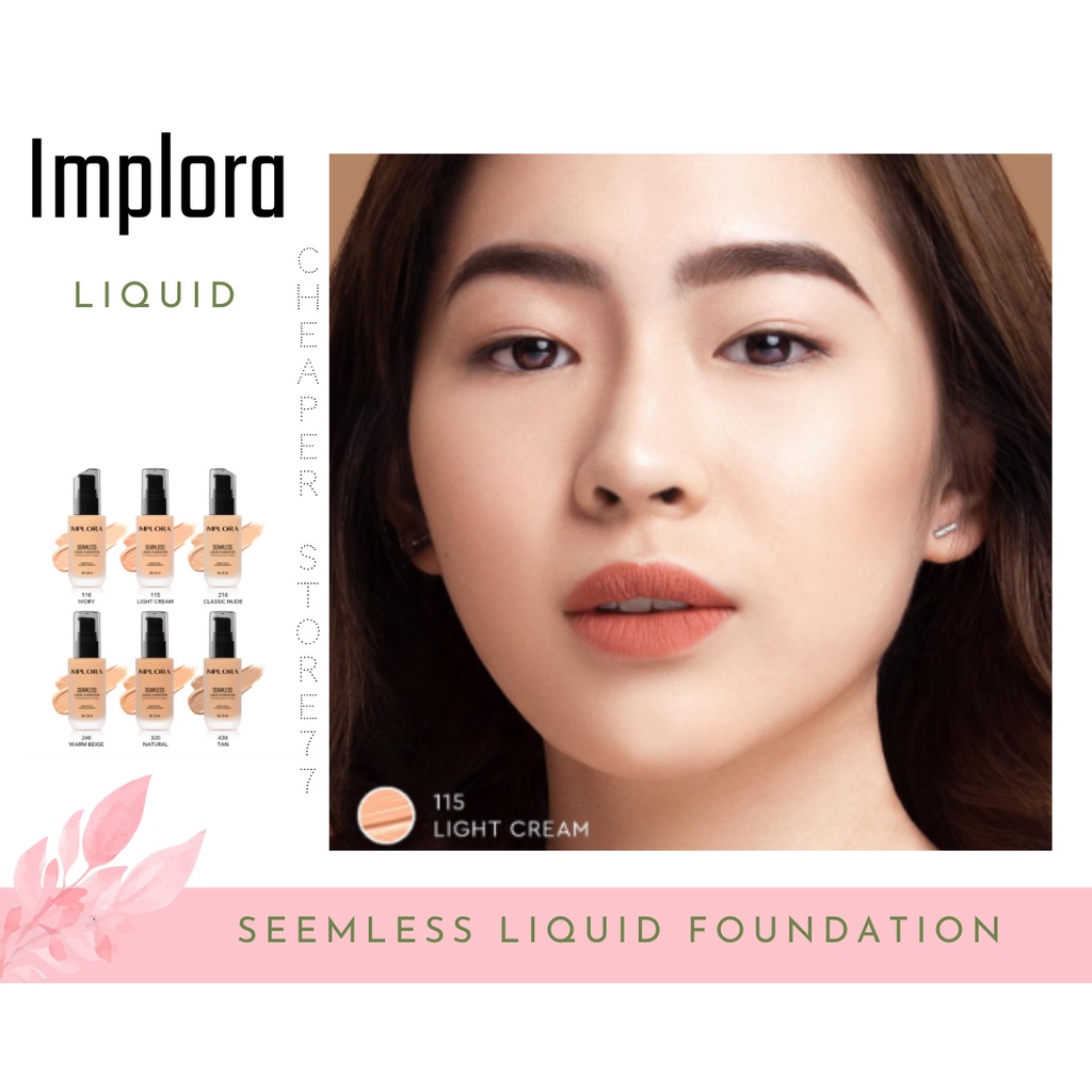 IMPLORA - SEEMLESS LIQUID FOUNDATION 33 ML