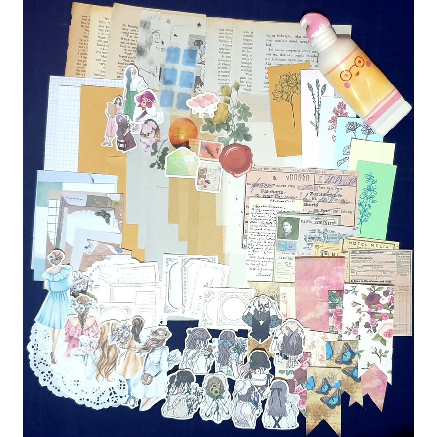 Ephemera by Thema Journal Kit - Journal Kit Aneka Thema (100pcs)