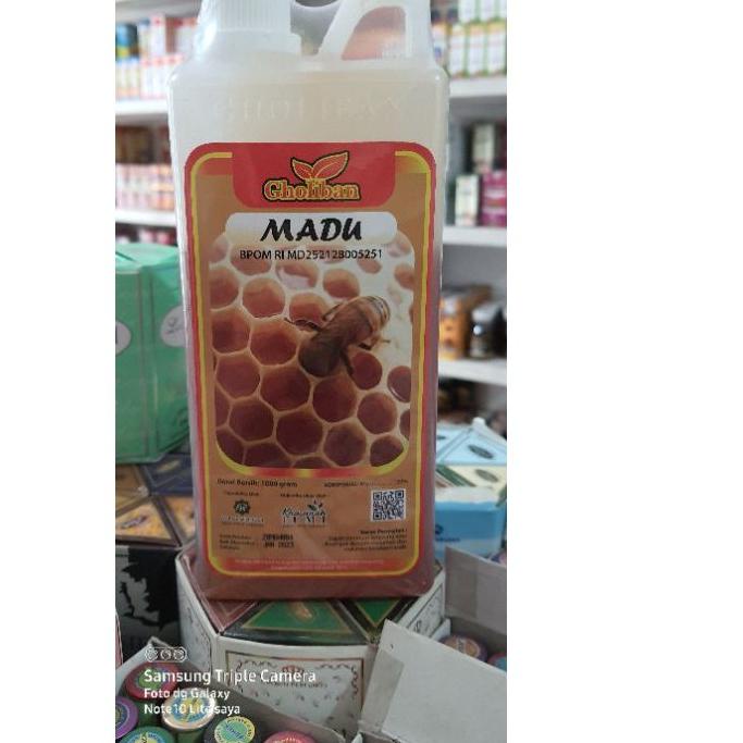 

12.12 Brand Madu Gholiban BPOM isi 1 kg / 1kg buruan