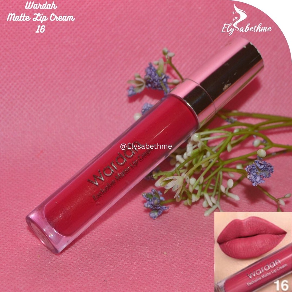 ✿ELYSABETHME✿ 🅆 🄰 🅁 🄳 🄰 🄷 Wardah lip cream mattee ORIGINAL lipstick cair ombre lips bibir