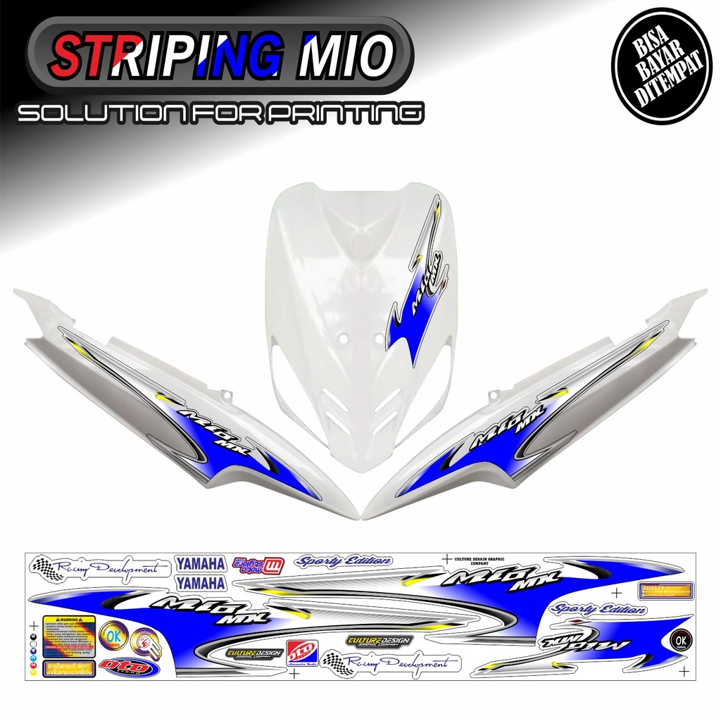 STRIPING VARIASI MIO SPORTY / MIO SMILE