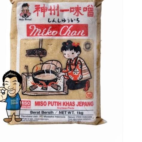 

✯ Shinshuichi Mikochan Shiro Miso Paste- Pasta Miso- Tauco Jepang 1Kg ➮