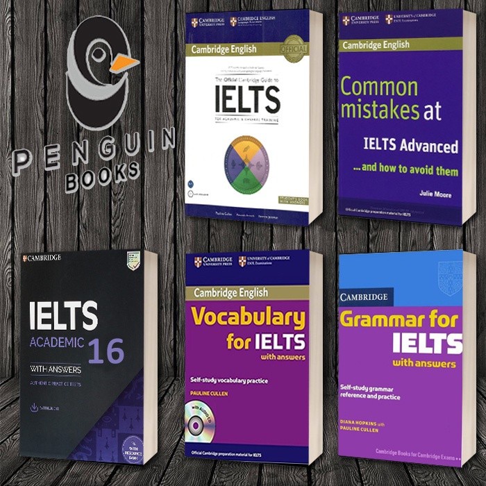 Terlaris Paket Khusus 5 Buku Cambridge For Ielts16 (New Edition)