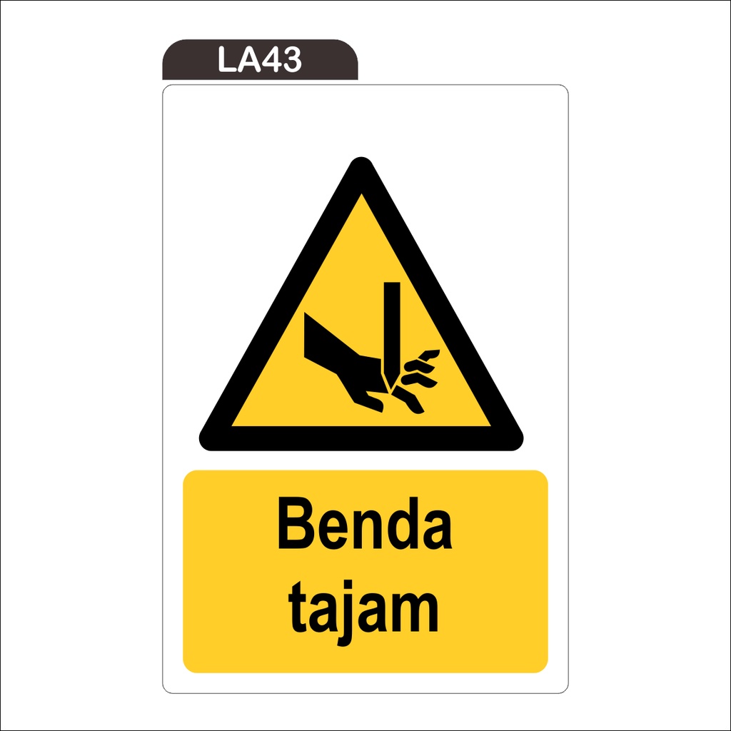 

RAMBU BENDA TAJAM (STICKER ONLY)