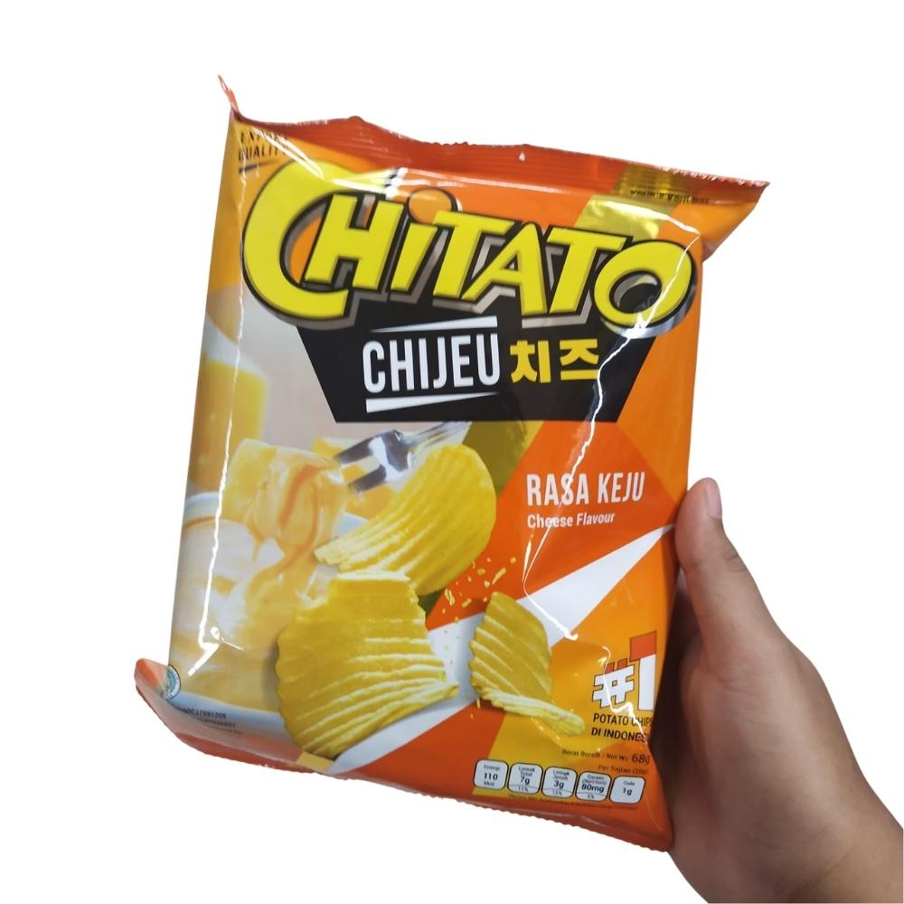 

Chitato Chijeu Rasa Keju 68gr Makanan Ringan Snack Kentang Potato Chips