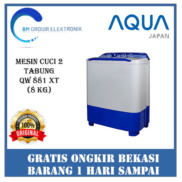 AQUA QW- 881 XT MESIN CUCI 2 TABUNG
