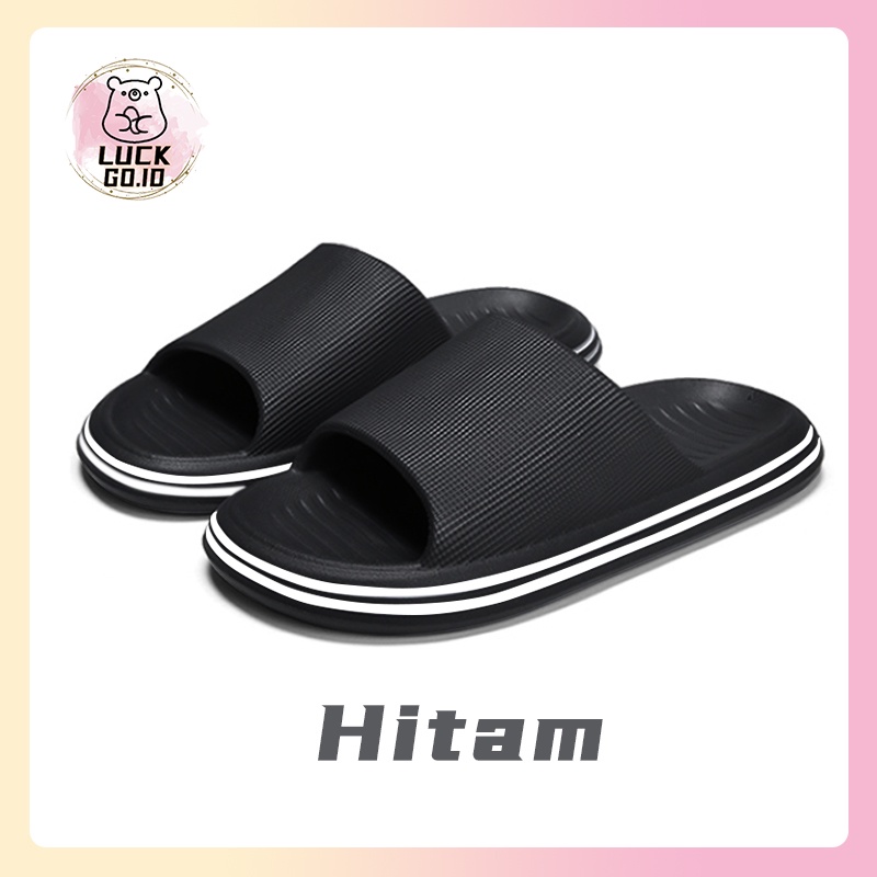 Sandal Selop Sandal Wanita Sandal Rumah Jelly Import Anti Slip Elastic Empuk EVA Nyaman Empuk Sandal Pasangan Kamar Mandi Tebal Nyaman Empuk