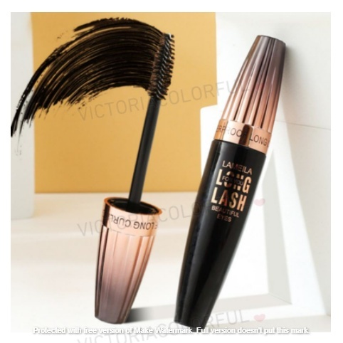 Lameila Mascara Curling 4D Silk Waterproof Maskara anti badai dan tahan lama