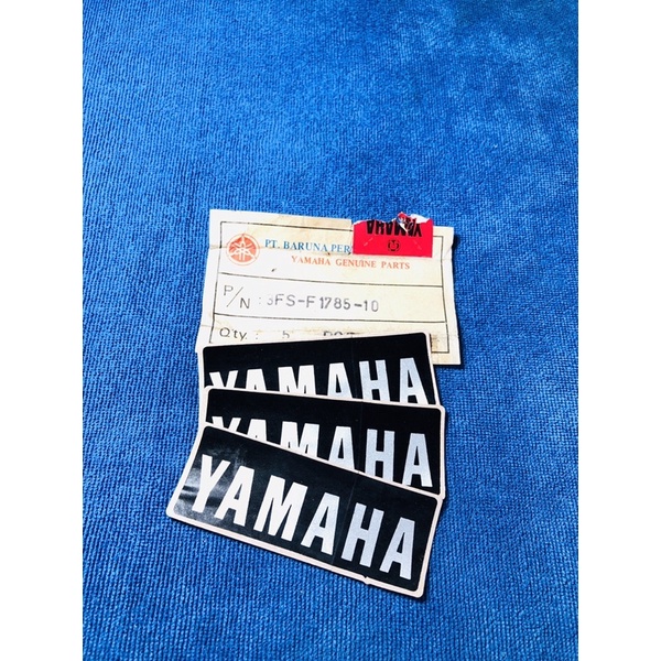 sticker stiker striping body yamaha alfa 90 91 3fs original nos japan