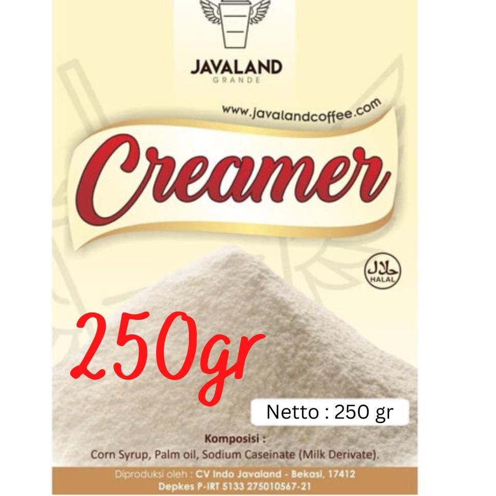 

TERBARU [250gr Creamer Reguler] Javaland Creamer Reguler 250gr