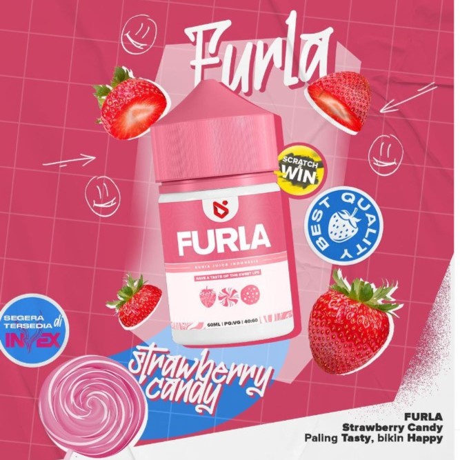 Furla Strawberry Candy Cookies 60ML by DJI