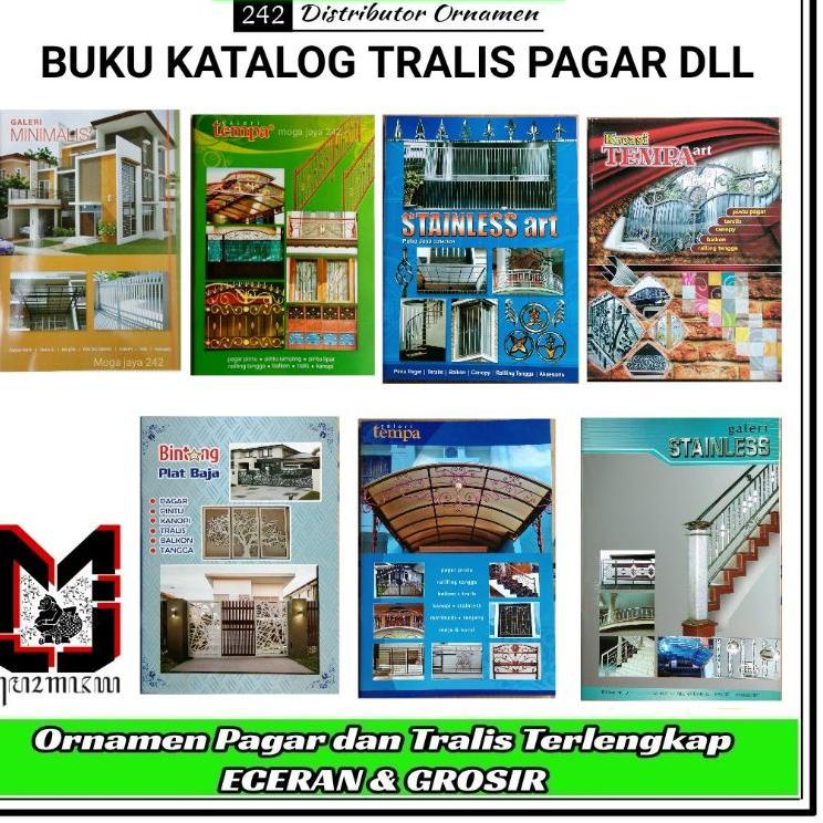 Barang keren Buku katalog stainless pagar canopy tralis balkon dll