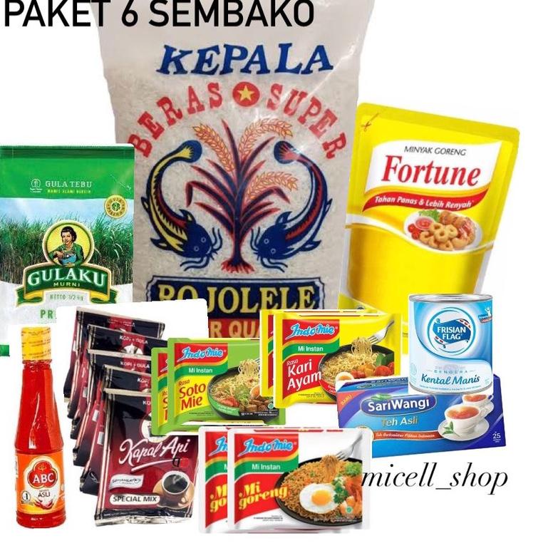 

☃ PAKET 6 PAKET SEMBAKO SUPER MURAH ♜
