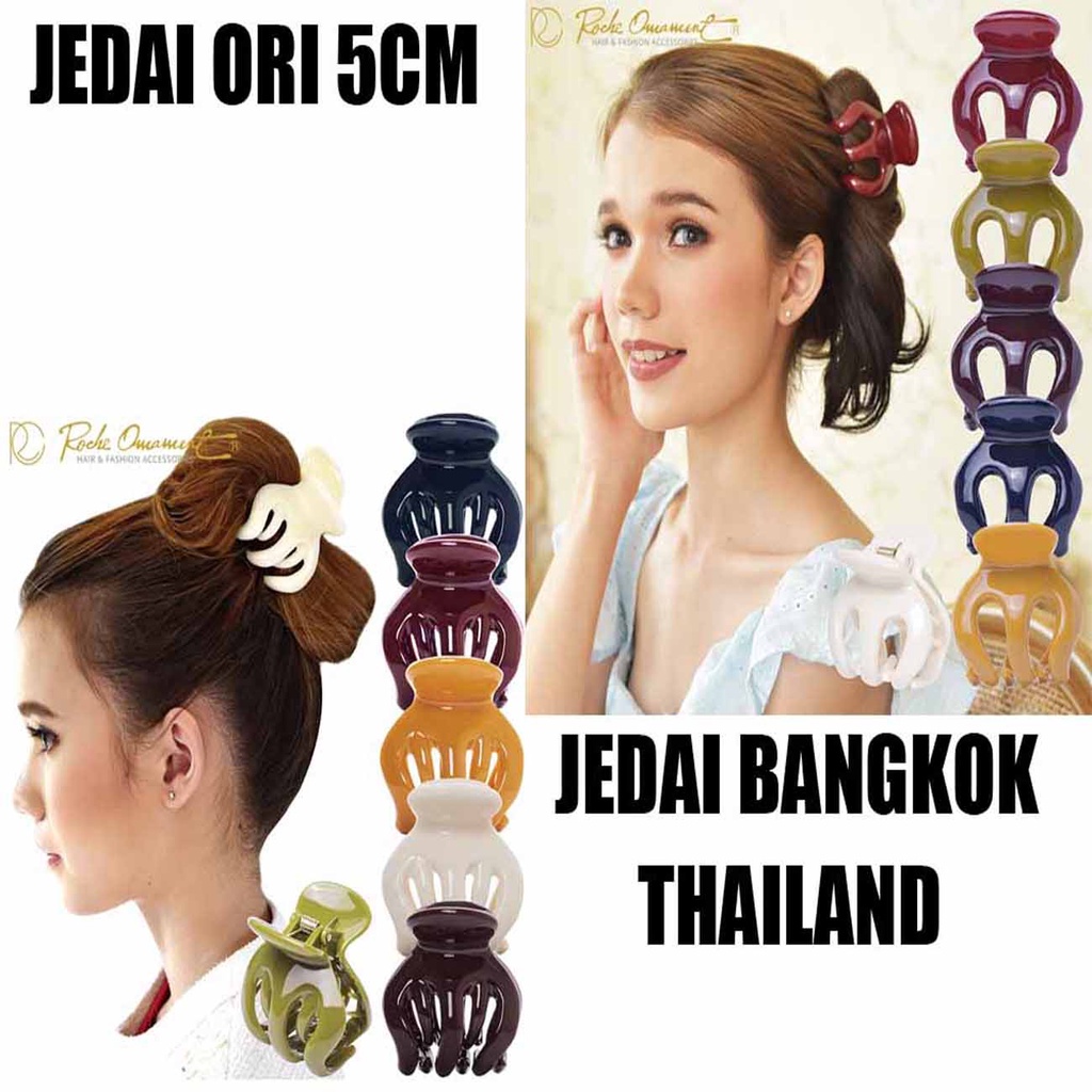 JEPIT RAMBUT JEDAI CAKAR 5 CM / JEDAI ORIGINAL ANTI PECAH /  JEDAI RAMBUT BANGKOK / JEDAI THAILAND