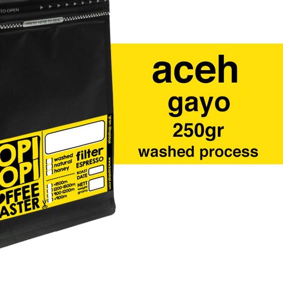 

♥ Kopi Arabika Aceh Gayo 250 gram 250gr 250g ✧