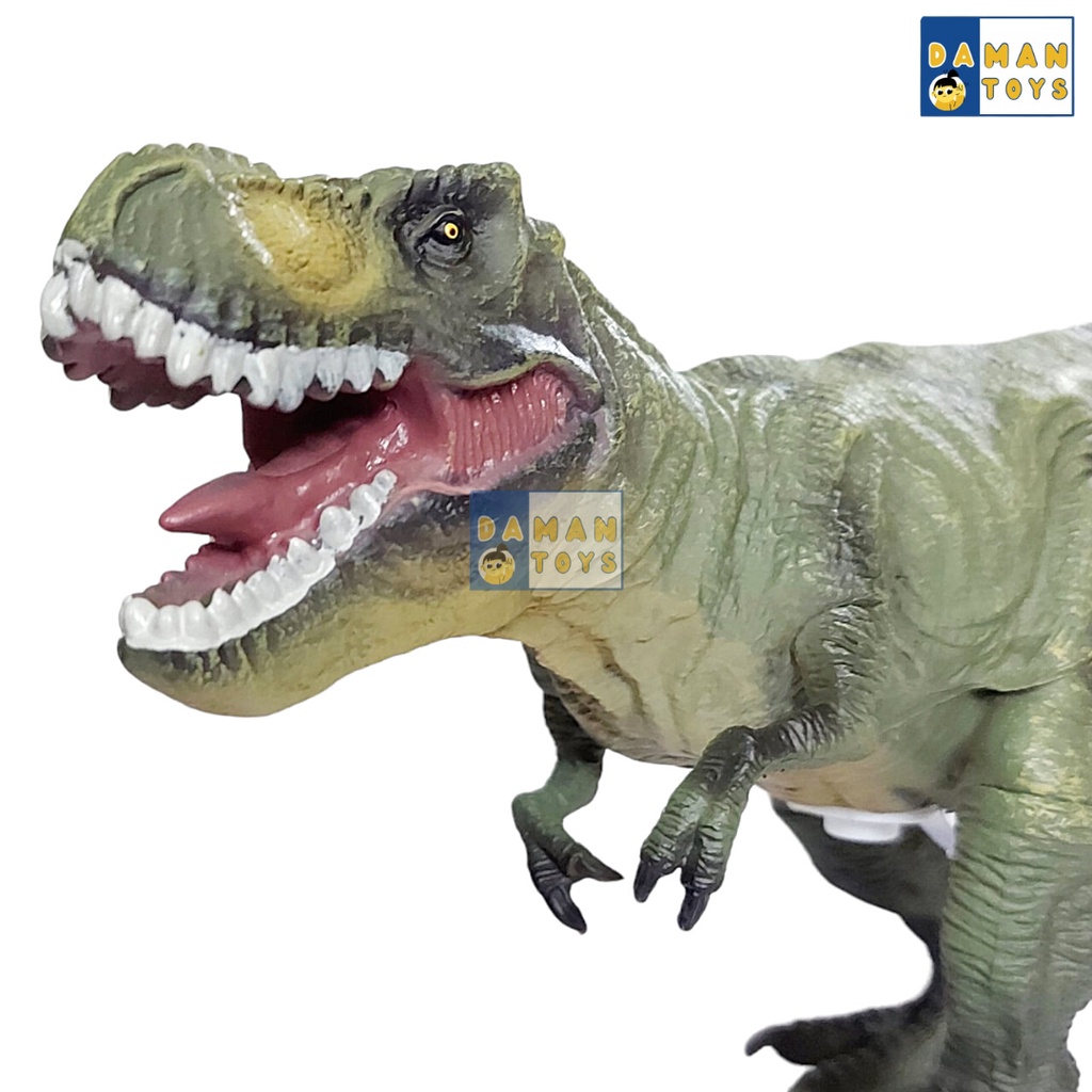 Mainan Dinosaurus T-Rex Tyrannosaurus Karet Bunyi Running Figure