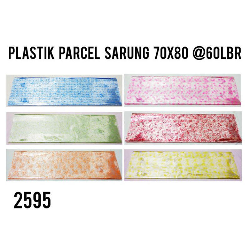 PLASTIK PARCEL MOTIF SARUNG 70X80