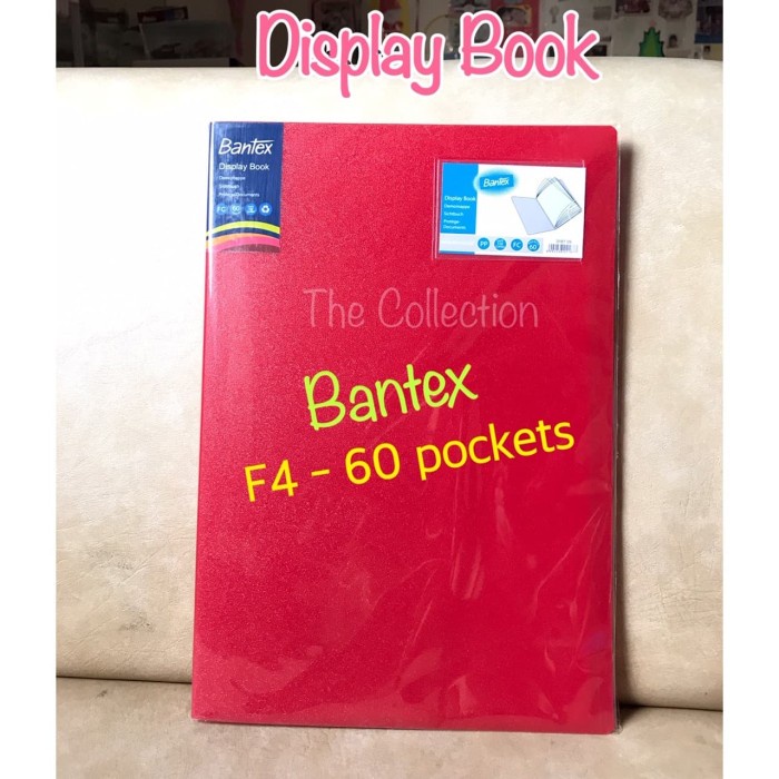 

60 Pocket F4 Display Book 3187Xx Bantex Clear Holder Folio Atk0686Bx Star Seller
