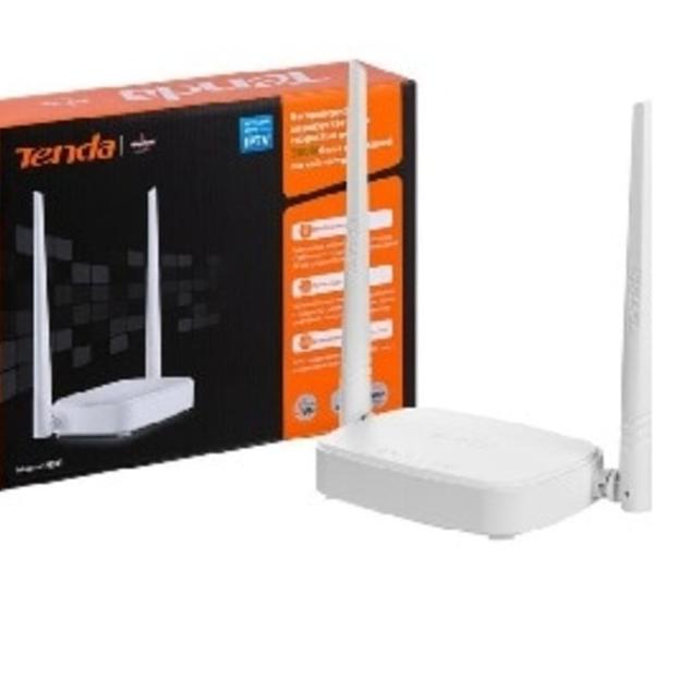 ✧ Tenda N301 Wireless Router 2 Antenna - BOX Hitam ◄