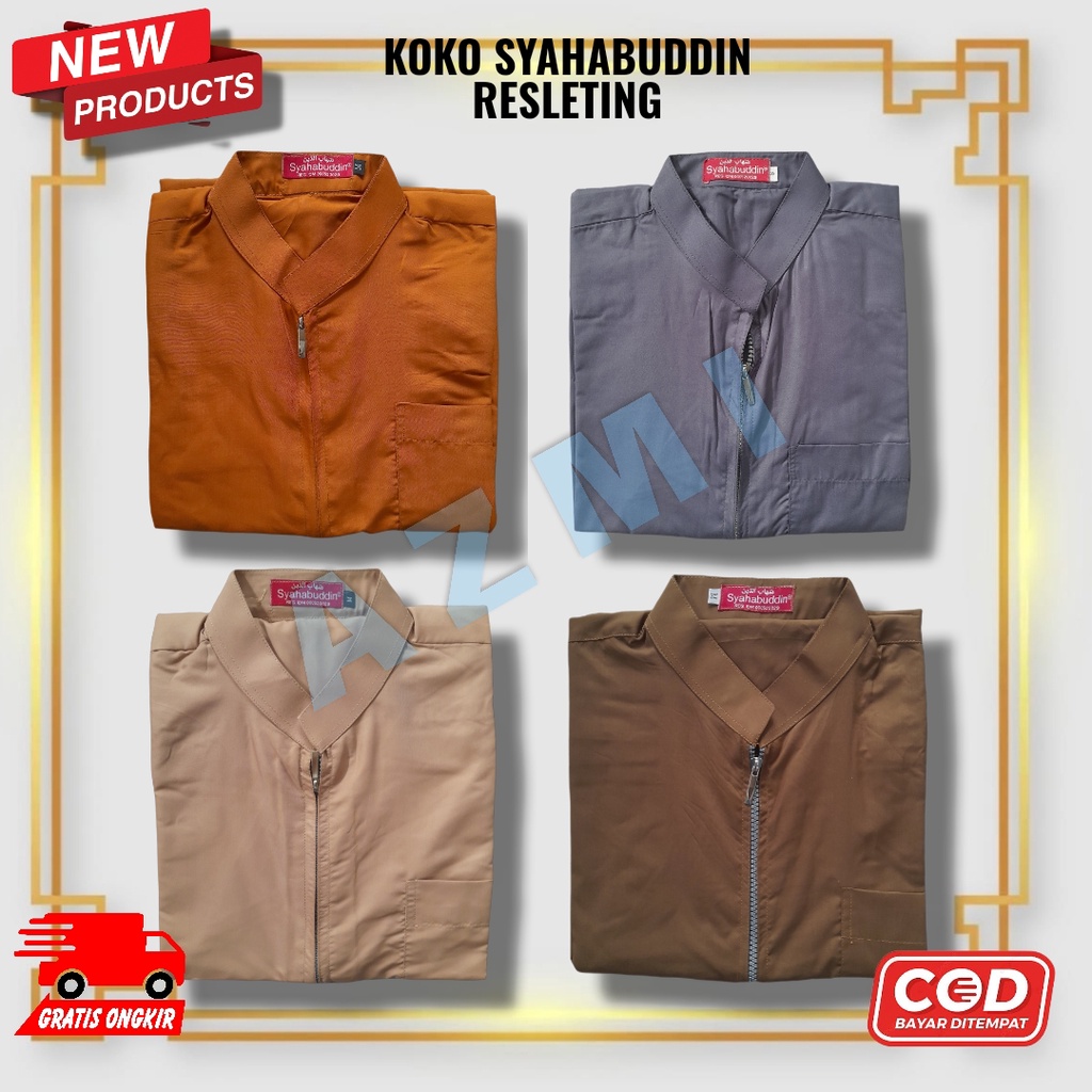 Promo Koko Syihabudin Yamani Resleting, koko taqwa syahabuddin Size XL lengan panjang