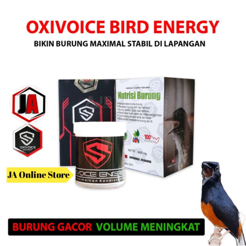 OXIVOICE ENERGY Multivitamin Untuk Murai Batu dan Ocehan lainnya