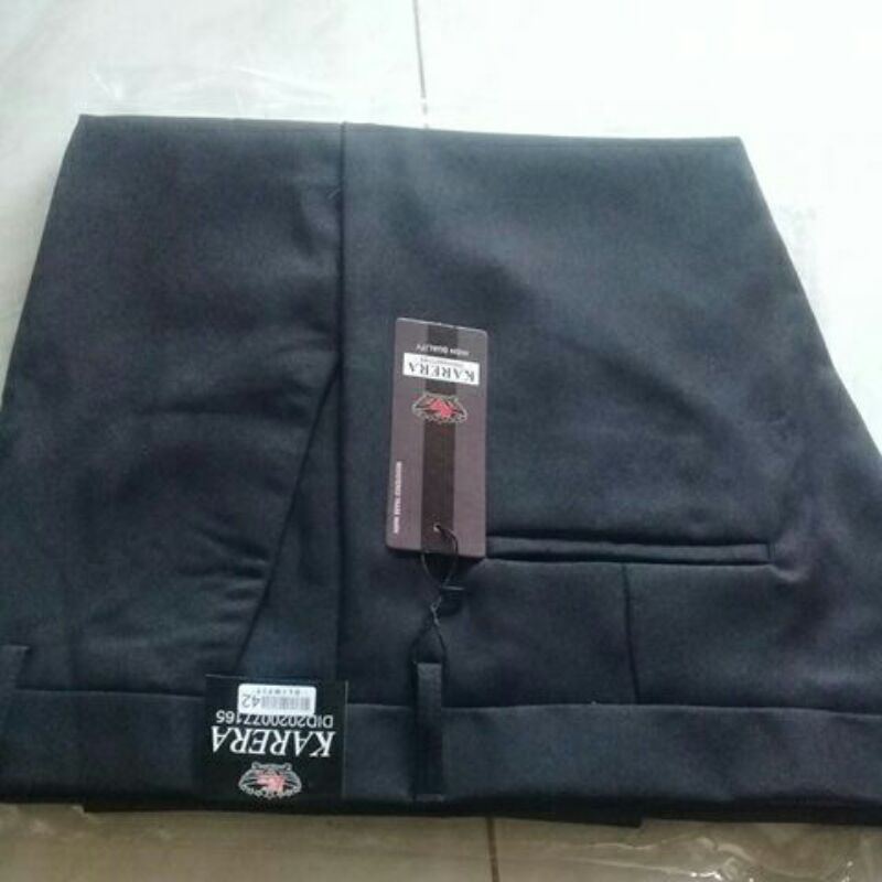 Celana kantor pria Celana jumbo slimfit bahan woll (39 - 48)